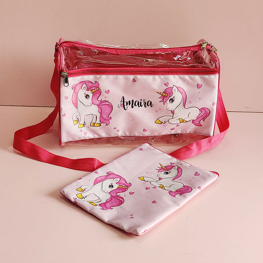 Swim Bag with wet pouch - Unicorn