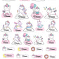 3d Stickers for hard surface - Unicorn