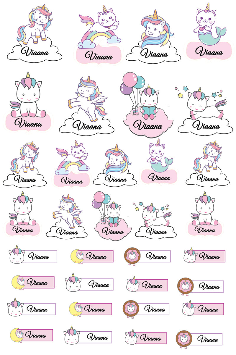 3d Stickers for hard surface - Unicorn
