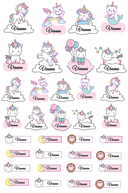 3d Stickers for hard surface - Unicorn