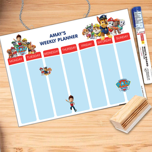 Weekly Planner - Paw Patrol