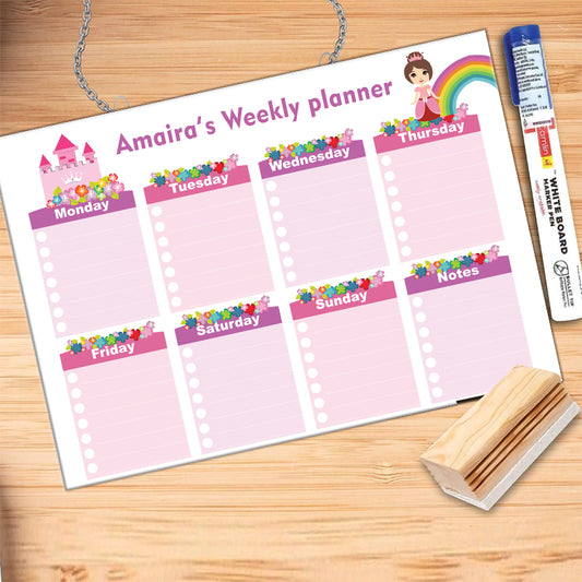 Weekly Planner - Princess